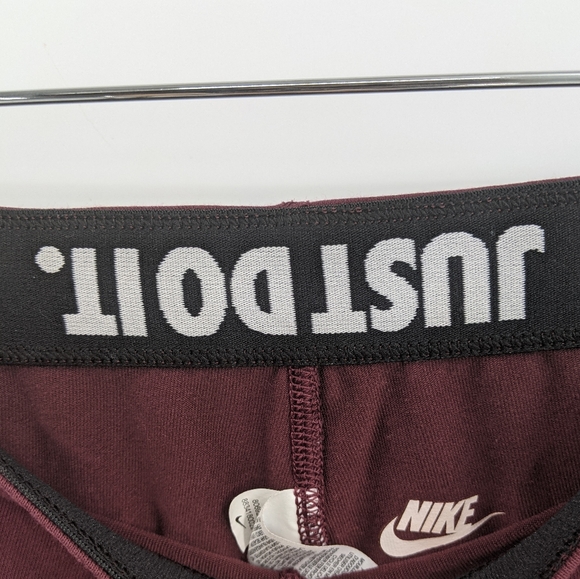 Nike Leg-A-See Purple Logo Full Length Leggings - Picture 7 of 10